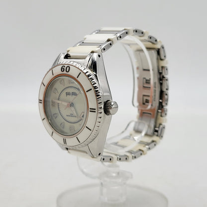 【現状渡し品】【レディース】 Folli Follie フォリフォリ QUARTZ WF4T0015 クォーツ 白文字盤 腕時計 198-250716-as-35-izu カラー：シルバー×ホワイト 万代Net店