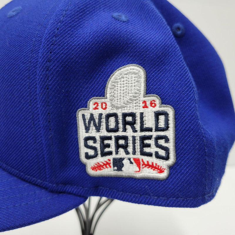 【中古品】【メンズ/レディース】 NEW ERA ニューエラ CHICAGO CUBS 2016 WORLD SERIES CAP シカゴカブス 2016 ワールドシリーズ キャップ 帽子 185-250427-as-13-izu サイズ：8(63.5cm) カラー：ブルー 万代Net店