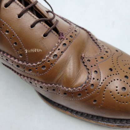 【ジャンク品】【メンズ】 Loake ローク BROS BEDFORD WING TIP BOOTS ベッドフォード ウィングチップ シューズ 靴 165-250426-as-27-izu サイズ：8.5 カラー：ブラウン 万代Net店