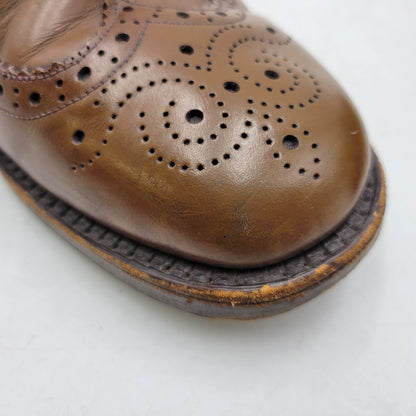 【ジャンク品】【メンズ】 Loake ローク BROS BEDFORD WING TIP BOOTS ベッドフォード ウィングチップ シューズ 靴 165-250426-as-27-izu サイズ：8.5 カラー：ブラウン 万代Net店