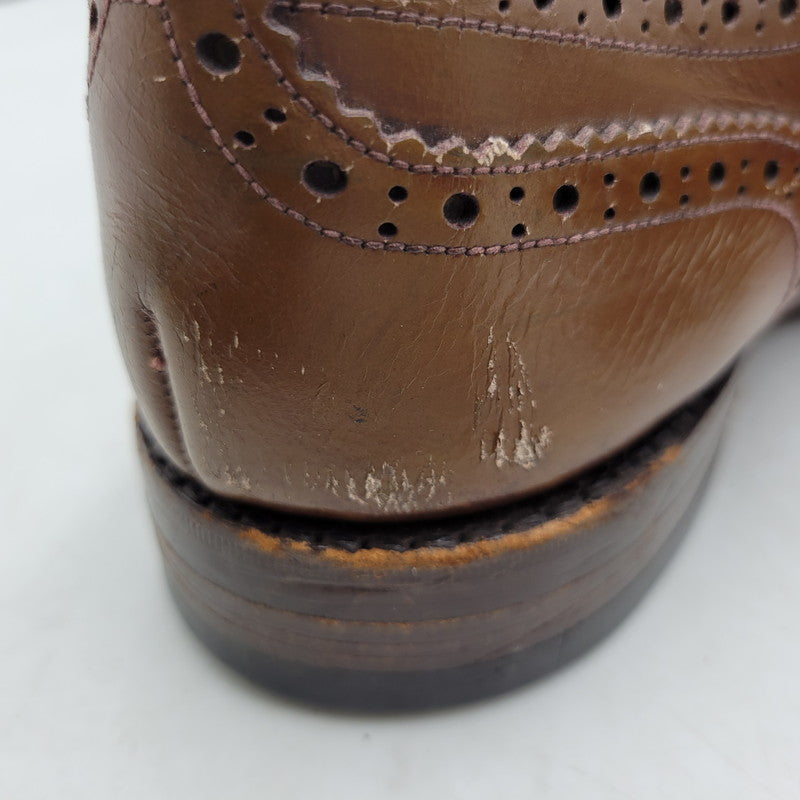 【ジャンク品】【メンズ】 Loake ローク BROS BEDFORD WING TIP BOOTS ベッドフォード ウィングチップ シューズ 靴 165-250426-as-27-izu サイズ：8.5 カラー：ブラウン 万代Net店
