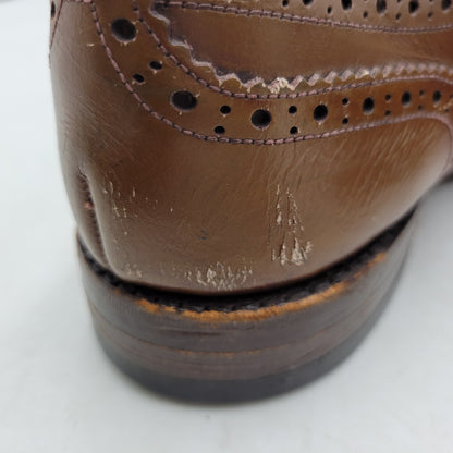 【ジャンク品】【メンズ】 Loake ローク BROS BEDFORD WING TIP BOOTS ベッドフォード ウィングチップ シューズ 靴 165-250426-as-27-izu サイズ：8.5 カラー：ブラウン 万代Net店