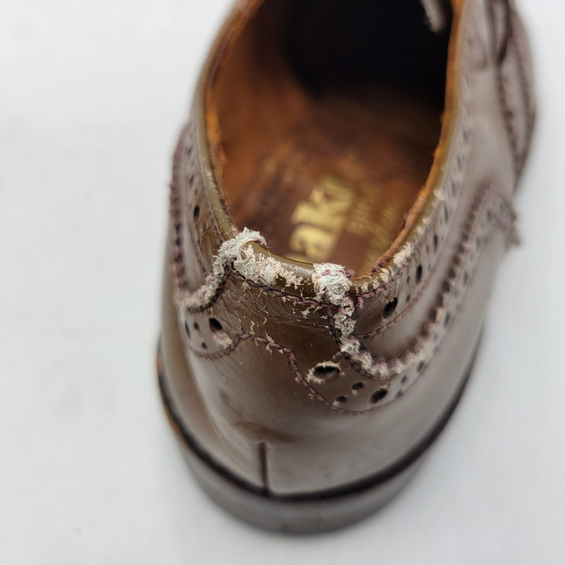 【ジャンク品】【メンズ】 Loake ローク BROS BEDFORD WING TIP BOOTS ベッドフォード ウィングチップ シューズ 靴 165-250426-as-27-izu サイズ：8.5 カラー：ブラウン 万代Net店