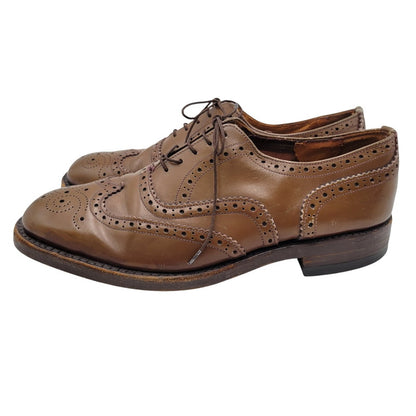 【ジャンク品】【メンズ】 Loake ローク BROS BEDFORD WING TIP BOOTS ベッドフォード ウィングチップ シューズ 靴 165-250426-as-27-izu サイズ：8.5 カラー：ブラウン 万代Net店