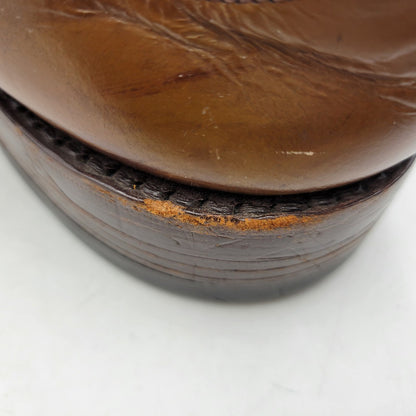 【ジャンク品】【メンズ】 Loake ローク BROS BEDFORD WING TIP BOOTS ベッドフォード ウィングチップ シューズ 靴 165-250426-as-27-izu サイズ：8.5 カラー：ブラウン 万代Net店