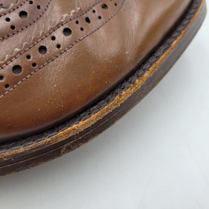 【ジャンク品】【メンズ】 Loake ローク BROS BEDFORD WING TIP BOOTS ベッドフォード ウィングチップ シューズ 靴 165-250426-as-27-izu サイズ：8.5 カラー：ブラウン 万代Net店