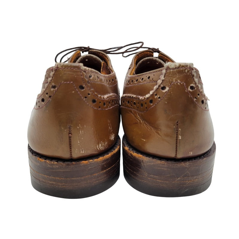【ジャンク品】【メンズ】 Loake ローク BROS BEDFORD WING TIP BOOTS ベッドフォード ウィングチップ シューズ 靴 165-250426-as-27-izu サイズ：8.5 カラー：ブラウン 万代Net店