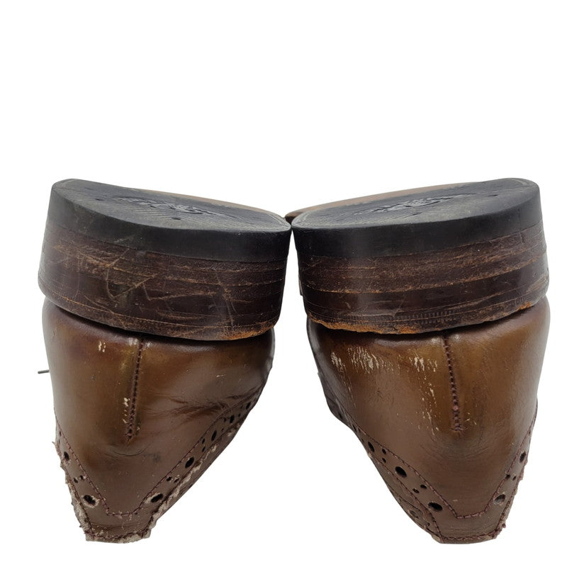 【ジャンク品】【メンズ】 Loake ローク BROS BEDFORD WING TIP BOOTS ベッドフォード ウィングチップ シューズ 靴 165-250426-as-27-izu サイズ：8.5 カラー：ブラウン 万代Net店