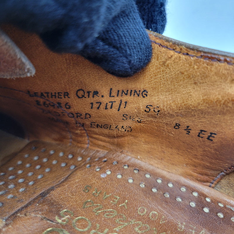 【ジャンク品】【メンズ】 Loake ローク BROS BEDFORD WING TIP BOOTS ベッドフォード ウィングチップ シューズ 靴 165-250426-as-27-izu サイズ：8.5 カラー：ブラウン 万代Net店