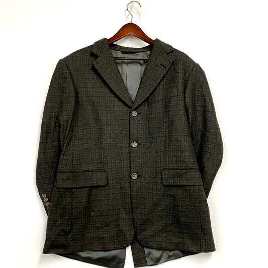 【中古品】【メンズ】 BURBERRY LONDON バーバリー ロンドン CHECK WOOL TAILORED JACKET チェックウール テーラードジャケット 141-250422-as-09-izu サイズ：39 カラー：マルチカラー 万代Net店