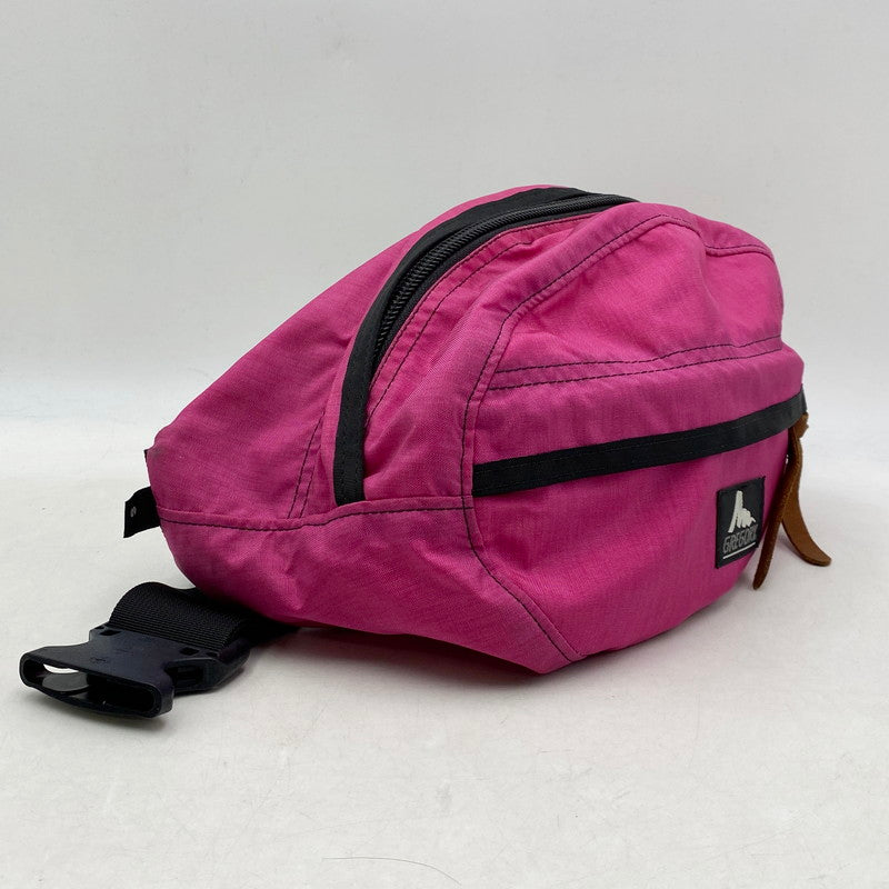 【中古品】【メンズ/レディース】 GREGORY グレゴリー 旧ロゴ WAIST BAG ウエストバッグ 鞄 カバン 188-250428-ma-07-izu サイズ：S カラー：PINK 万代Net店