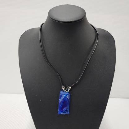 【中古美品】【メンズ/レディース】 DOLCE&GABBANA ドルチェアンドガッバーナ DJ0156 D&Gロゴ リングモチーフ レザーネックレス アクセサリー 192-250423-as-06-izu カラー：シルバー×ブラック 万代Net店