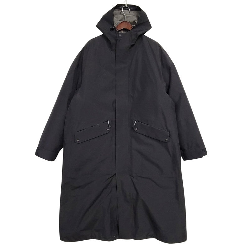 【中古品】【メンズ】 MONCLER モンクレール × HYKE ハイク LANGUARD GIUBBOTTO NYLON HOODED COAT G209K1C00004 ナイロン フーデッド コート アウター 141-250423-as-01-izu サイズ：2 カラー：ブラック 万代Net店