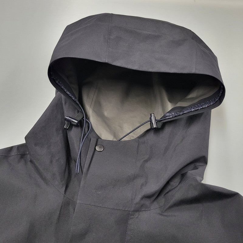 【中古品】【メンズ】 MONCLER モンクレール × HYKE ハイク LANGUARD GIUBBOTTO NYLON HOODED COAT G209K1C00004 ナイロン フーデッド コート アウター 141-250423-as-01-izu サイズ：2 カラー：ブラック 万代Net店