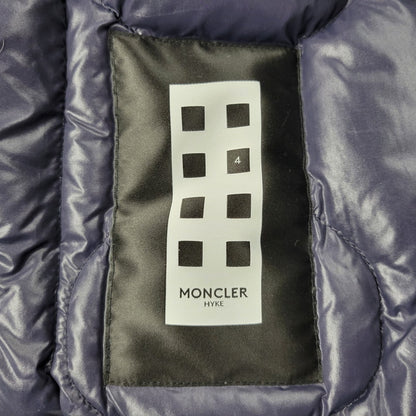 【中古品】【メンズ】 MONCLER モンクレール × HYKE ハイク LANGUARD GIUBBOTTO NYLON HOODED COAT G209K1C00004 ナイロン フーデッド コート アウター 141-250423-as-01-izu サイズ：2 カラー：ブラック 万代Net店