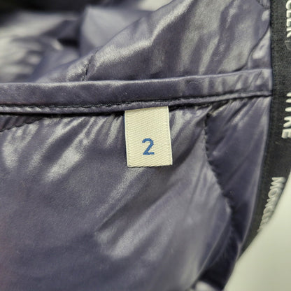 【中古品】【メンズ】 MONCLER モンクレール × HYKE ハイク LANGUARD GIUBBOTTO NYLON HOODED COAT G209K1C00004 ナイロン フーデッド コート アウター 141-250423-as-01-izu サイズ：2 カラー：ブラック 万代Net店