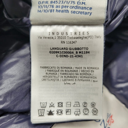 【中古品】【メンズ】 MONCLER モンクレール × HYKE ハイク LANGUARD GIUBBOTTO NYLON HOODED COAT G209K1C00004 ナイロン フーデッド コート アウター 141-250423-as-01-izu サイズ：2 カラー：ブラック 万代Net店