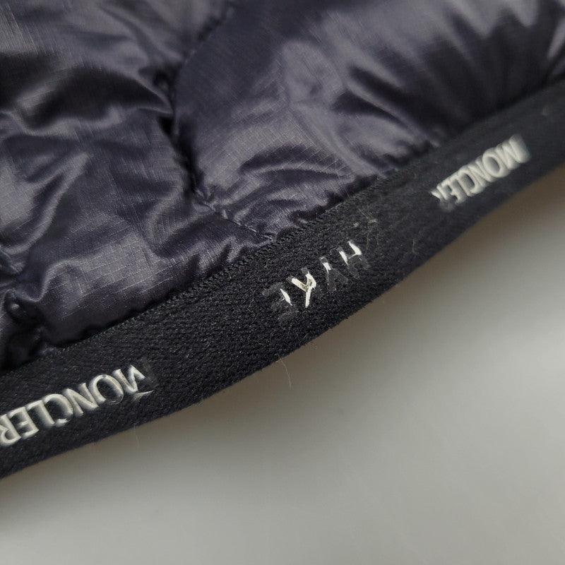 【中古品】【メンズ】 MONCLER モンクレール × HYKE ハイク LANGUARD GIUBBOTTO NYLON HOODED COAT G209K1C00004 ナイロン フーデッド コート アウター 141-250423-as-01-izu サイズ：2 カラー：ブラック 万代Net店