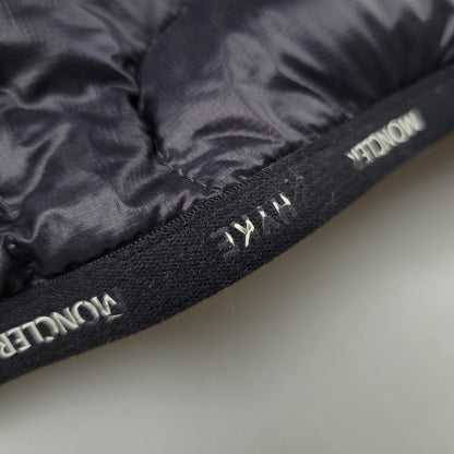 【中古品】【メンズ】 MONCLER モンクレール × HYKE ハイク LANGUARD GIUBBOTTO NYLON HOODED COAT G209K1C00004 ナイロン フーデッド コート アウター 141-250423-as-01-izu サイズ：2 カラー：ブラック 万代Net店