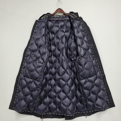 【中古品】【メンズ】 MONCLER モンクレール × HYKE ハイク LANGUARD GIUBBOTTO NYLON HOODED COAT G209K1C00004 ナイロン フーデッド コート アウター 141-250423-as-01-izu サイズ：2 カラー：ブラック 万代Net店