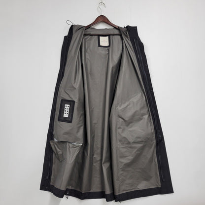 【中古品】【メンズ】 MONCLER モンクレール × HYKE ハイク LANGUARD GIUBBOTTO NYLON HOODED COAT G209K1C00004 ナイロン フーデッド コート アウター 141-250423-as-01-izu サイズ：2 カラー：ブラック 万代Net店