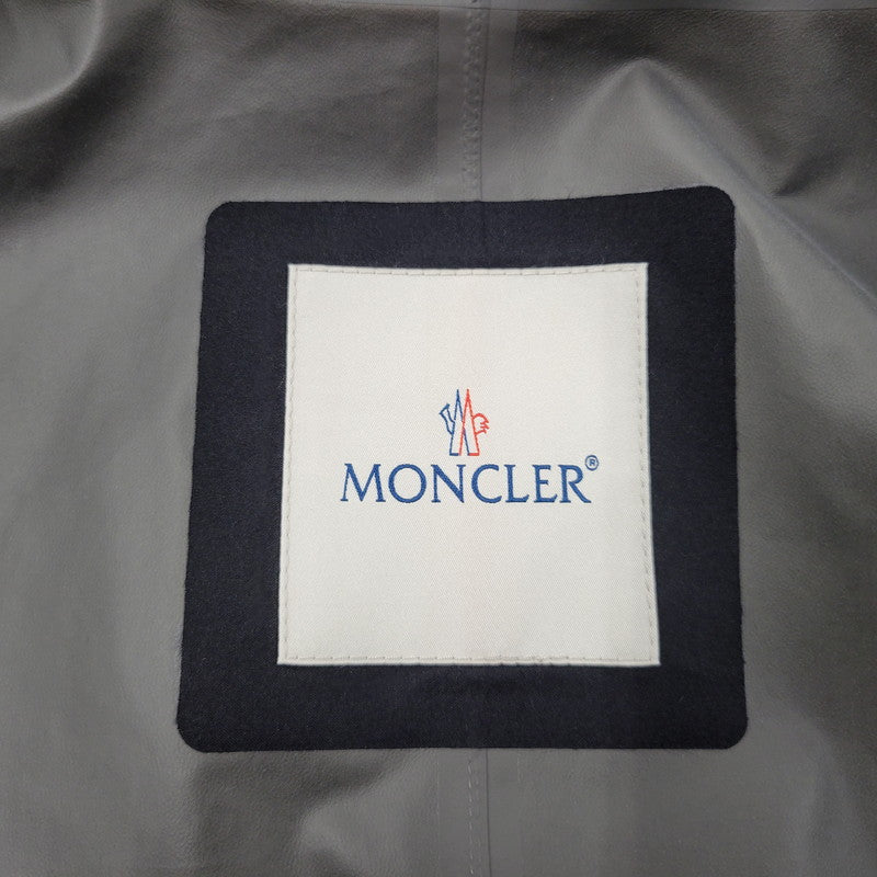 【中古品】【メンズ】 MONCLER モンクレール × HYKE ハイク LANGUARD GIUBBOTTO NYLON HOODED COAT G209K1C00004 ナイロン フーデッド コート アウター 141-250423-as-01-izu サイズ：2 カラー：ブラック 万代Net店