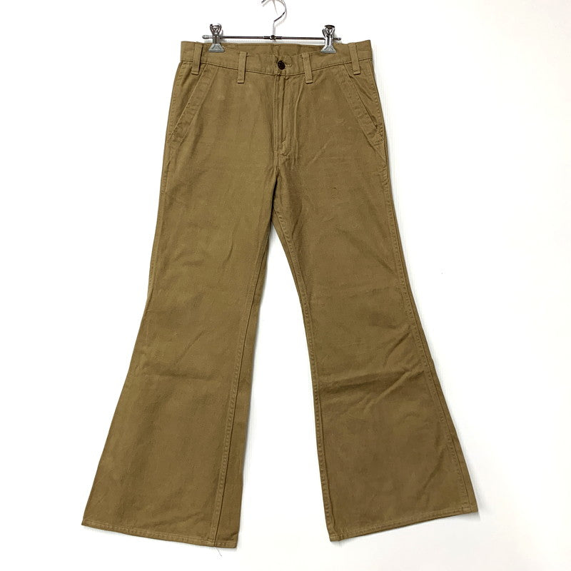 【中古品】【メンズ】 BIG BELL BOTTOM COTTON PANTS 666-3523 ビッグベルボトム コットンパンツ 刻印14 ズボン ボトムス 157-250424-ay-11-izu カラー：ベージュ系 万代Net店