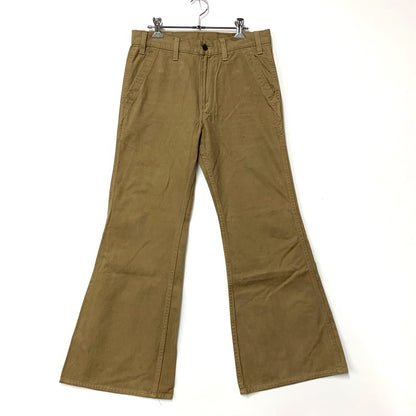 【中古品】【メンズ】 BIG BELL BOTTOM COTTON PANTS 666-3523 ビッグベルボトム コットンパンツ 刻印14 ズボン ボトムス 157-250424-ay-11-izu カラー：ベージュ系 万代Net店