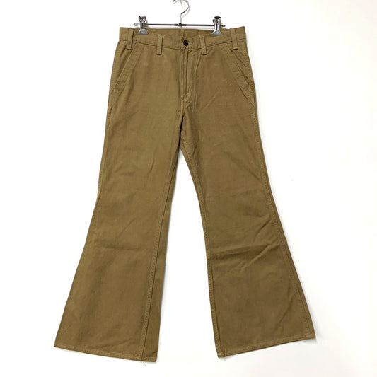 【中古品】【メンズ】 BIG BELL BOTTOM COTTON PANTS 666-3523 ビッグベルボトム コットンパンツ 刻印14 ズボン ボトムス 157-250424-ay-11-izu カラー：ベージュ系 万代Net店