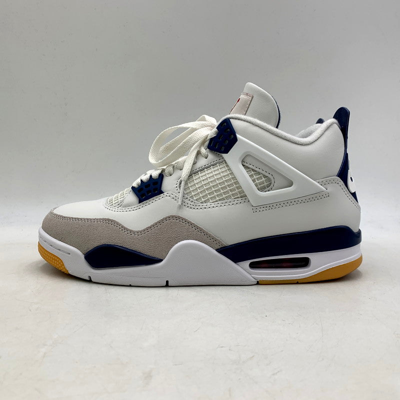 【中古品】【メンズ/レディース】 NIKE SB ナイキエスビー AIR JORDAN 4 RETRO SP DR5415-100 エアジョーダン4 レトロ SP スニーカー シューズ 靴 160-250427-as-08-izu サイズ：26cm カラー：SUMMIT WHITE/WHITE-NAVY 万代Net店