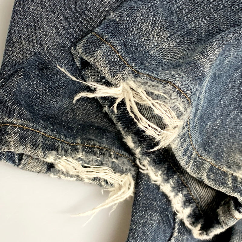 【現状渡し品】【メンズ】 Levi's リーバイス 先染め SLIM DENIM PANTS 603-0259 603-0206 スリムデニムパンツ ボタン裏刻印J22 SMALL-E ジーンズ ズボン ボトムス 157-250502-ay-14-izu サイズ：30×31 カラー：インディゴ 万代Net店