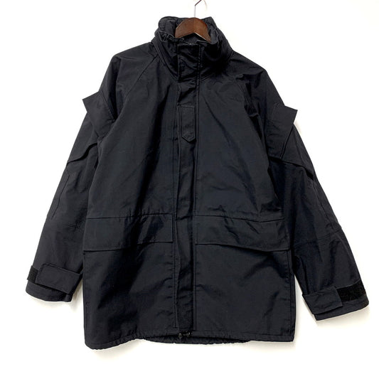 【現状渡し品】【メンズ】 U.S ARMY EXTENDED COLD WEATHER SYSTEM PARKA 8415-01-421-9261 ユーエスアーミー ナイロンジャケット ミリタリージャケット アウター 146-250424-ay-02-izu サイズ：S カラー：ブラック 万代Net店