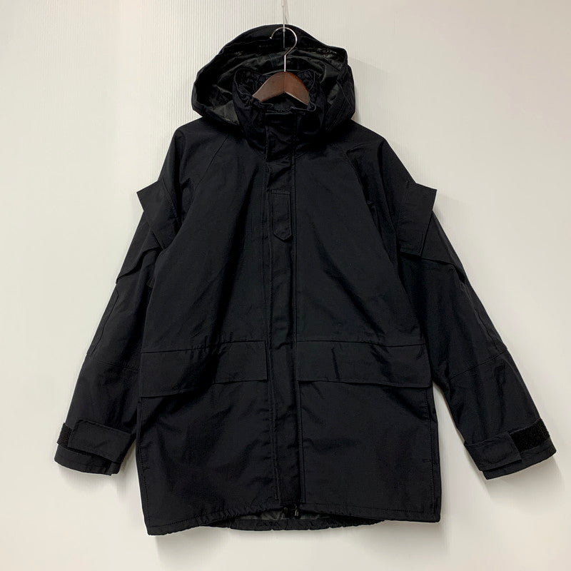 【現状渡し品】【メンズ】 U.S ARMY EXTENDED COLD WEATHER SYSTEM PARKA 8415-01-421-9261 ユーエスアーミー ナイロンジャケット ミリタリージャケット アウター 146-250424-ay-02-izu サイズ：S カラー：ブラック 万代Net店