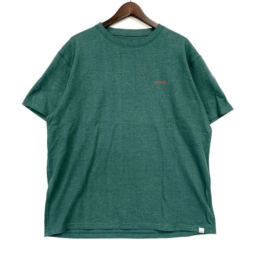 【中古品】【メンズ】 ROARK HEMPCOTTON H/W TEE RTJH720 ロアーク 半袖Tシャツ ロゴ プリント トップス 142-250428-ay-09-izu サイズ：M カラー：HUNTER 万代Net店