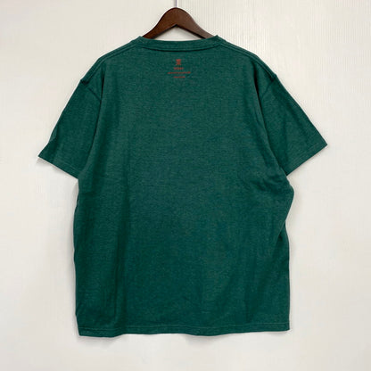 【中古品】【メンズ】 ROARK HEMPCOTTON H/W TEE RTJH720 ロアーク 半袖Tシャツ ロゴ プリント トップス 142-250428-ay-09-izu サイズ：M カラー：HUNTER 万代Net店
