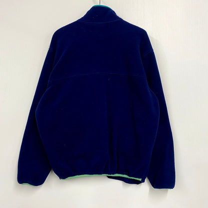 【現状渡し品】【メンズ】 L.L.Bean エルエルビーン FLEECE JACKET フリースジャケット ロゴ 刺繍 アウター 146-250428-ay-17-izu カラー：ネイビー 万代Net店
