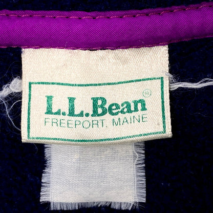 【現状渡し品】【メンズ】 L.L.Bean エルエルビーン FLEECE JACKET フリースジャケット ロゴ 刺繍 アウター 146-250428-ay-17-izu カラー：ネイビー 万代Net店