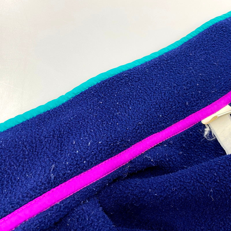 【現状渡し品】【メンズ】 L.L.Bean エルエルビーン FLEECE JACKET フリースジャケット ロゴ 刺繍 アウター 146-250428-ay-17-izu カラー：ネイビー 万代Net店