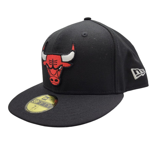 【中古品】【メンズ/レディース】 NEW ERA ニューエラ CHICAGO BULLS CAP シカゴ ブルズ キャップ 帽子 185-250427-as-24-izu サイズ：7 7/8(62.5cm) カラー：ブラック 万代Net店