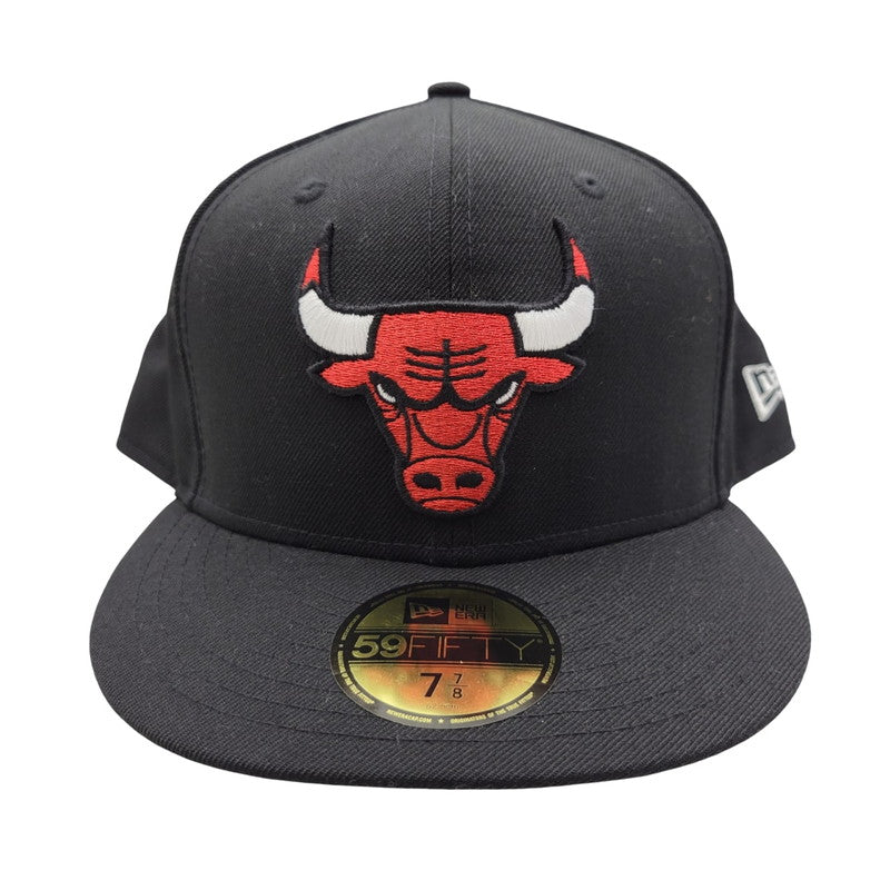 【中古品】【メンズ/レディース】 NEW ERA ニューエラ CHICAGO BULLS CAP シカゴ ブルズ キャップ 帽子 185-250427-as-24-izu サイズ：7 7/8(62.5cm) カラー：ブラック 万代Net店