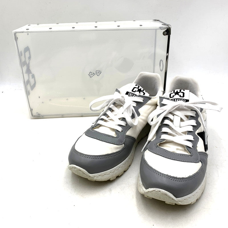 【中古品】【メンズ/レディース】 ESTROSO エストロッソ × 2STAR SNEAKERS ツースター 別注 スニーカー シューズ 靴 164-250428-ay-07-izu サイズ：41 カラー：グレー×ホワイト 万代Net店