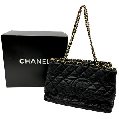【中古品】【レディース】 CHANEL シャネル 16番台 ココマーク チェーントートバッグ カバン 鞄 180-250425-as-22-izu カラー：ブラック 万代Net店
