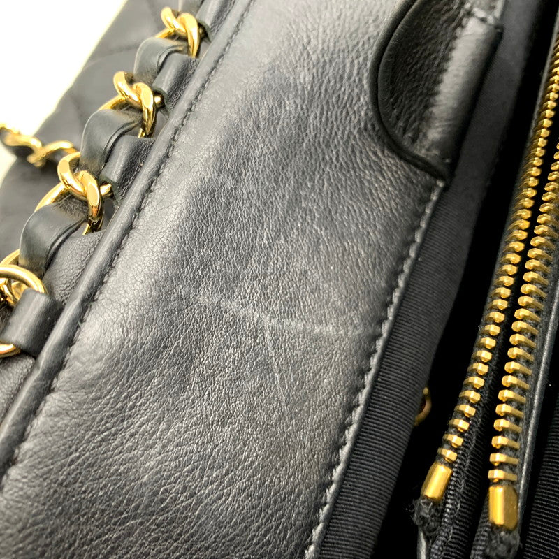【中古品】【レディース】 CHANEL シャネル 16番台 ココマーク チェーントートバッグ カバン 鞄 180-250425-as-22-izu カラー：ブラック 万代Net店