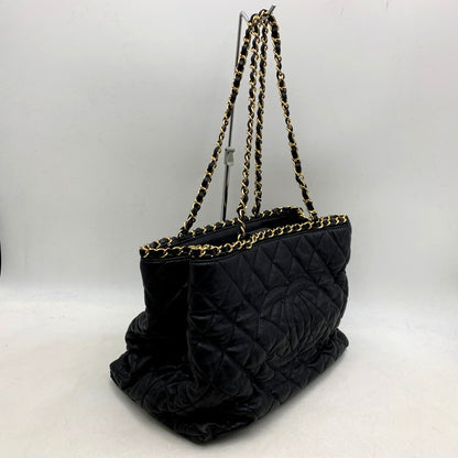 【中古品】【レディース】 CHANEL シャネル 16番台 ココマーク チェーントートバッグ カバン 鞄 180-250425-as-22-izu カラー：ブラック 万代Net店
