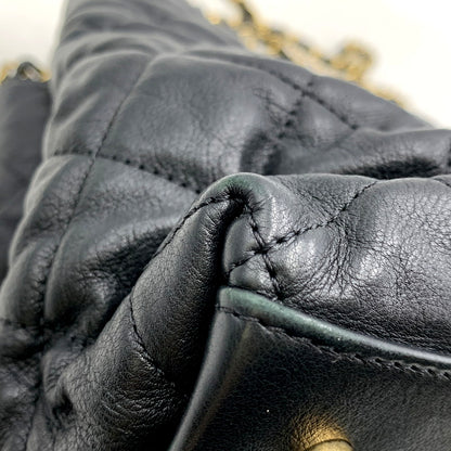 【中古品】【レディース】 CHANEL シャネル 16番台 ココマーク チェーントートバッグ カバン 鞄 180-250425-as-22-izu カラー：ブラック 万代Net店