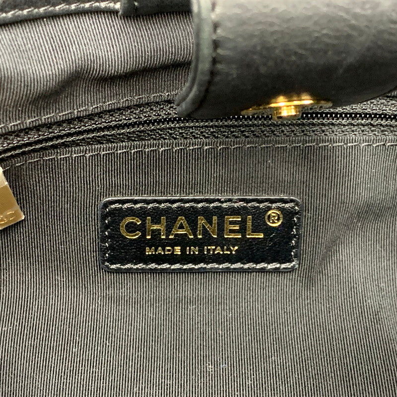 【中古品】【レディース】 CHANEL シャネル 16番台 ココマーク チェーントートバッグ カバン 鞄 180-250425-as-22-izu カラー：ブラック 万代Net店
