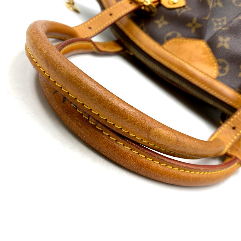 【中古品】【メンズ/レディース】 LOUIS VUITTON ルイ・ヴィトン MB1019 M40144 モノグラム ティヴォリGM ハンドバッグ カバン 鞄 179-250425-as-19-izu カラー：ブラウン 万代Net店