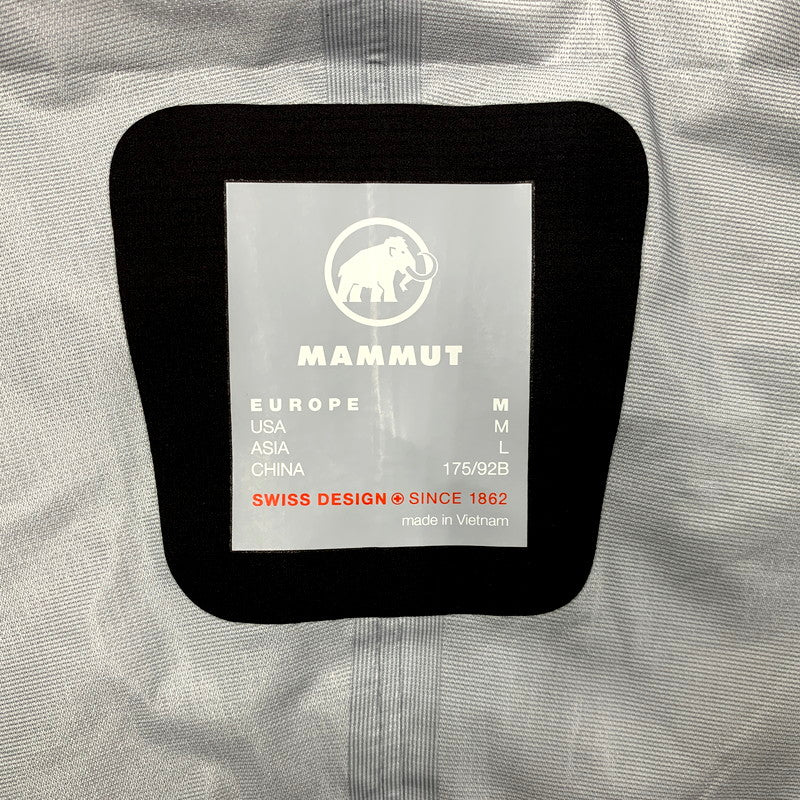 【中古美品】【メンズ】 Mammut マムート MASAO LIGHT RAIN-SUIT SET UP 1010-31350 マサオ ライト レインスーツ セットアップ 144-250425-as-12-izu サイズ：L カラー：ブラック 万代Net店