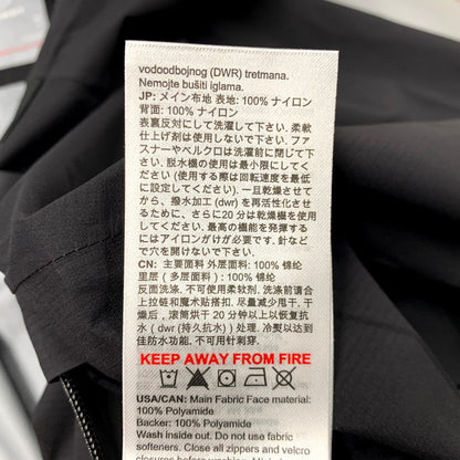 【中古美品】【メンズ】 Mammut マムート MASAO LIGHT RAIN-SUIT SET UP 1010-31350 マサオ ライト レインスーツ セットアップ 144-250425-as-12-izu サイズ：L カラー：ブラック 万代Net店