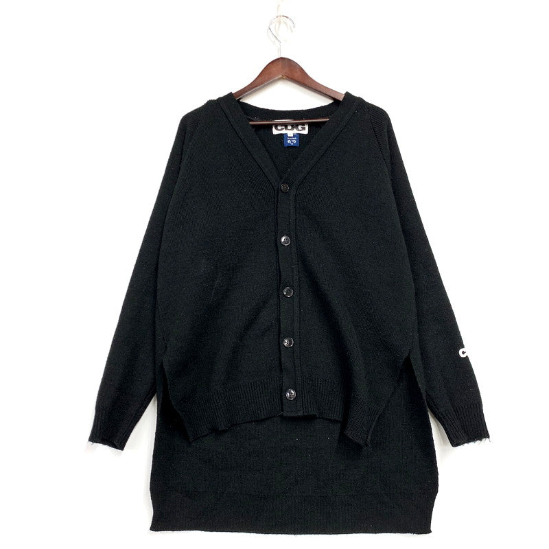 【現状渡し品】【メンズ】 COMME des GARCONS コムデギャルソン × LOCHAVEN OF SCOTLAND ロックエーベンオブスコットランド ACRYLIC KNIT SWEATER SZ-N006 AD2020 アクリル ニット セーター トップス 140-250502-ay-11-izu サイズ：XL カラー：ブラック 万代Net店